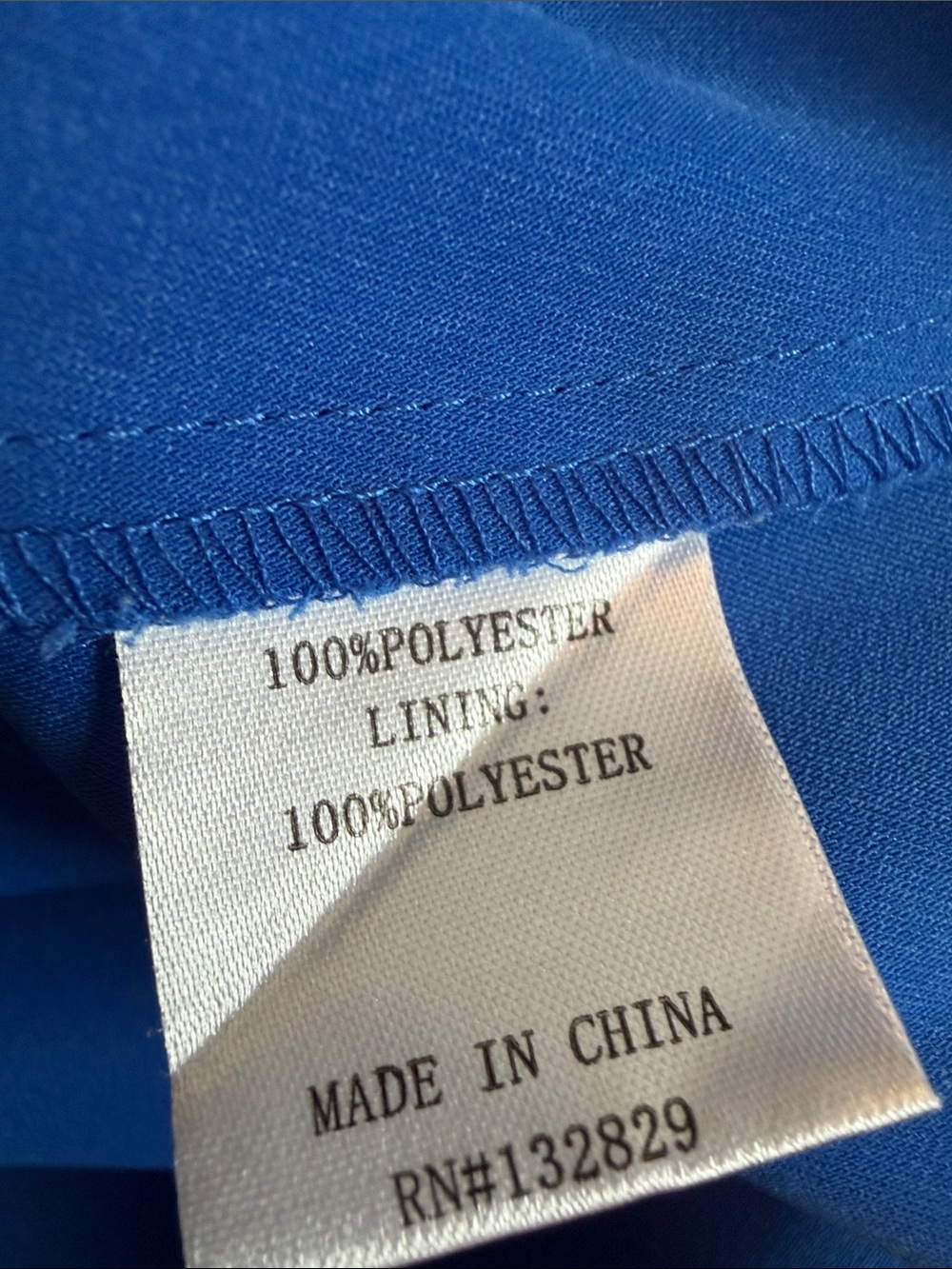 superdown Blue Ruched Drawstring Mini Dress - Picture 6 of 7